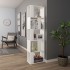 Estantería/divisor madera contrachapada blanco 45x24x159