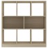 Estantería madera contrachapada color roble 97,5x29,5x100