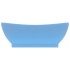 Lavabo lujoso con rebosadero cerámica azul claro 58,5x39