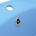 Lavabo lujoso con rebosadero cerámica azul claro 58,5x39