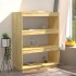 Estantería/divisor de espacios madera maciza pino 80x35x103