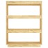 Estantería/divisor de espacios madera maciza pino 80x35x103