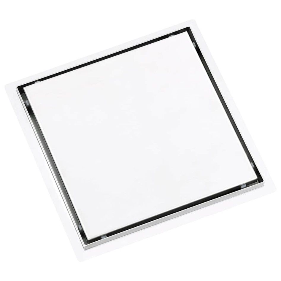 Desagüe de ducha cubierta inserción suelo acero inox. 28x28