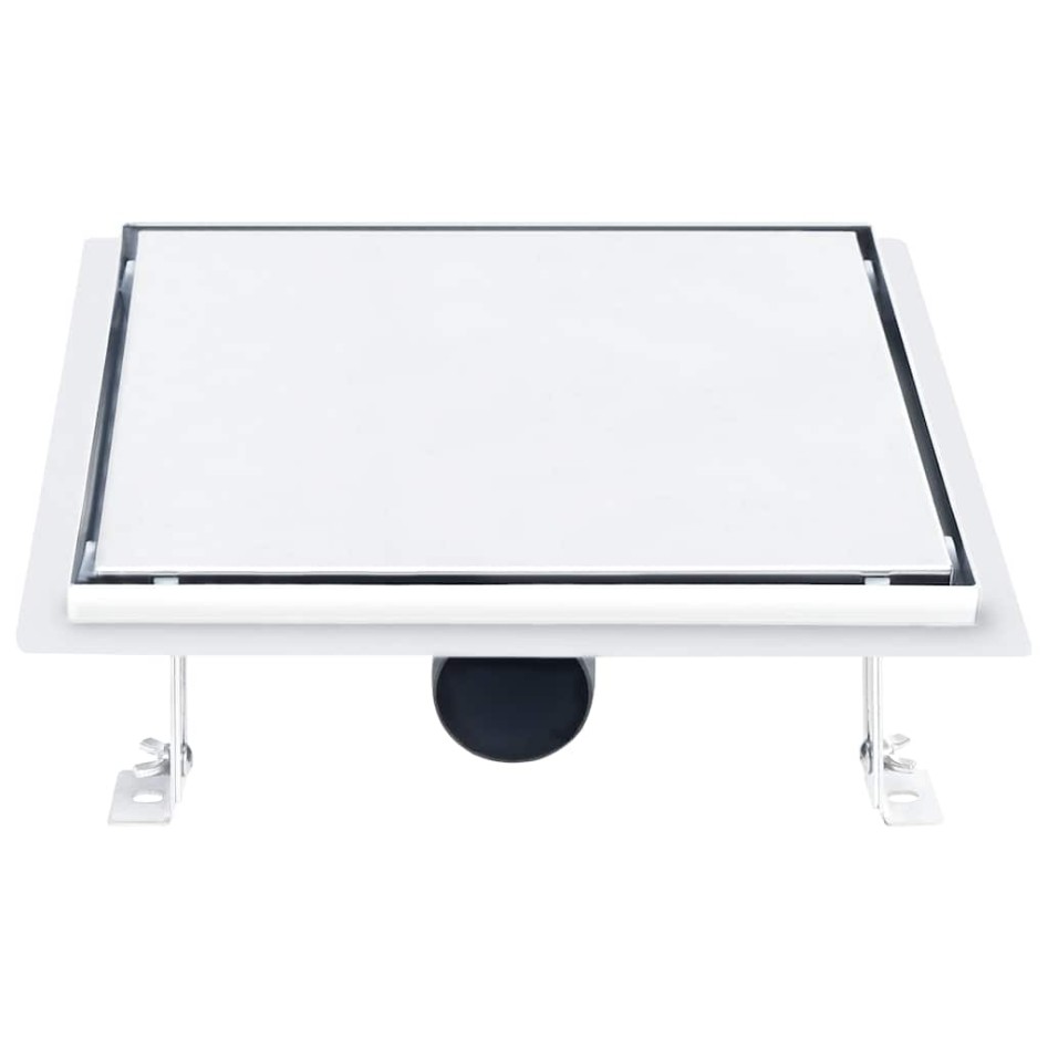 Desagüe de ducha cubierta inserción suelo acero inox. 28x28