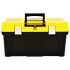 Caja de herramientas de plástico amarillo 595x337x316