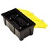 Caja de herramientas de plástico amarillo 595x337x316