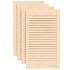 Puertas de armario de lamas 4 uds madera de pino 69x39,4