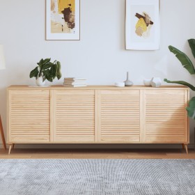 Puertas de armario de lamas 4 uds madera de pino 69x59,4