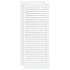 Puerta de armario lamas 2 uds madera pino blanco 99,3x39,4