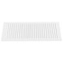 Puerta de armario lamas 2 uds madera pino blanco 99,3x39,4