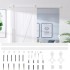 Kit herrajes para puertas correderas de acero blanco 200