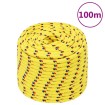 Cuerda de barco polipropileno amarillo 14 mm 100 m