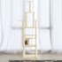 Rascador para gatos con postes de sisal crema 183