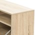 Mueble de TV madera de ingeniería roble 95x35x36