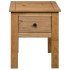 Mesita de noche de madera maciza pino estilo Panamá 46x40x57