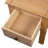 Mesita de noche de madera maciza pino estilo Panamá 46x40x57