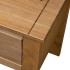 Mesita de noche de madera maciza pino estilo Panamá 46x40x57