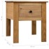 Mesita de noche de madera maciza pino estilo Panamá 46x40x57