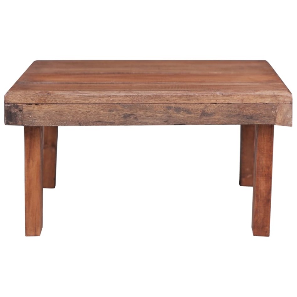 Mesa de centro madera maciza de caoba 60x45x23