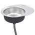 Fregadero cocina con colador y sifón acero inoxidable