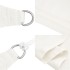 Toldo de vela blanco HDPE 160 g/m² 6x8