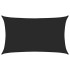 Toldo de vela negro HDPE 160 g/m² 5x8