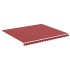 Tela de repuesto para toldo rojo burdeos 4x3,5