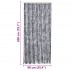 Cortina mosquitera plateada chenilla 90x200