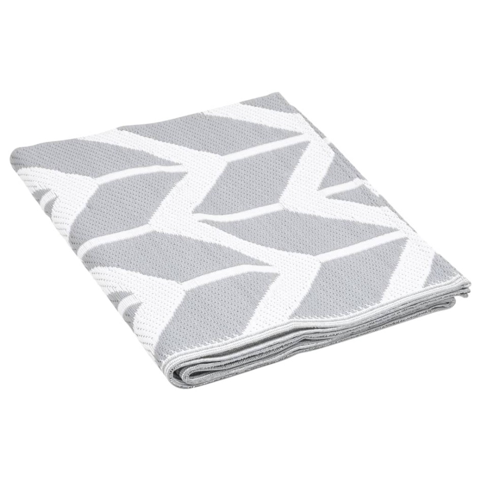 Alfombra de exterior ARAKIL gris 190x290 cm