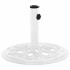Base de sombrilla de hierro fundido blanco 44x44x31