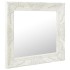 Espejo de pared estilo barroco blanco 60x60