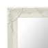Espejo de pared estilo barroco blanco 60x60