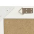 Espejo de pared estilo barroco blanco 60x60