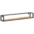 Estantes de pared 2 unidades 120 cm madera maciza