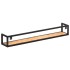 Estantes de pared 2 unidades 120 cm madera maciza