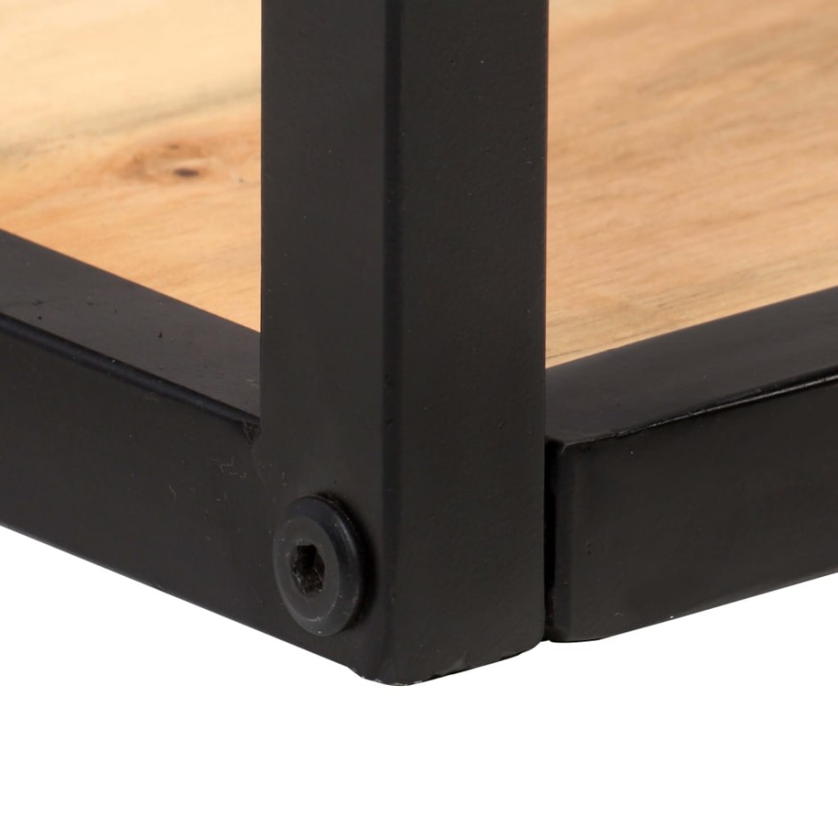 Estantes de pared 2 unidades 120 cm madera maciza