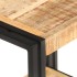 Mesa auxiliar de madera de mango rugosa 40x30x40
