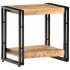 Mesa auxiliar de madera de mango rugosa 40x30x40