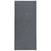 Alfombra de pasillo atrapa suciedad 100x250 cm gris