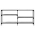 Mesa consola madera de ingeniería gris Sonoma 160x29x75