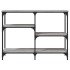 Mesa consola madera de ingeniería gris Sonoma 102x29x75