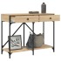 Mesa consola madera de ingeniería roble Sonoma 100x39x78,5