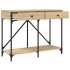 Mesa consola madera de ingeniería roble Sonoma 100x39x78,5
