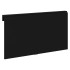 Mesa de pared plegable madera contrachapada negra 100x60x56
