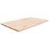 Encimera de baño madera maciza sin tratar 100x60x2,5