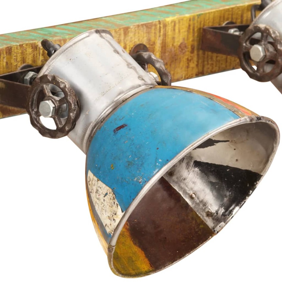 Lámpara de pared industrial multicolor E27 65x25