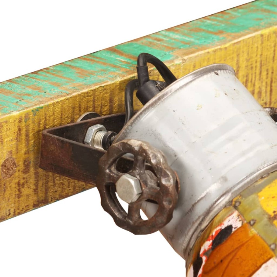 Lámpara de pared industrial multicolor E27 65x25