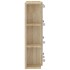 Mueble con espejo y luces LED roble Sonoma 70x16,5x60