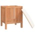 Taburete de baño madera maciza de nogal 40,5x40x52