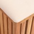 Taburete de baño madera maciza de nogal 40,5x40x52